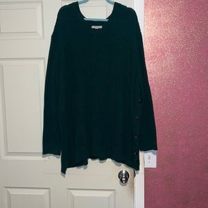 Woman within green sweater